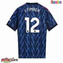 Camiseta Arsenal Jurrien Timber #12 Visitante Equipación 2025-26 manga corta